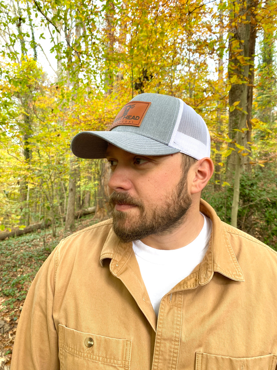 Signature Meat Head Leather Patch Hat