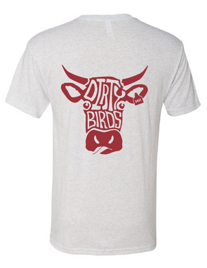 
                  
                    Heather Grey Crewneck Meat Head T-Shirt, Atlanta Falcons "Dirty Birds"
                  
                