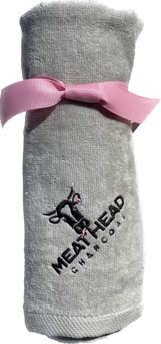 Signature Meat Head Grilling Towel Grey